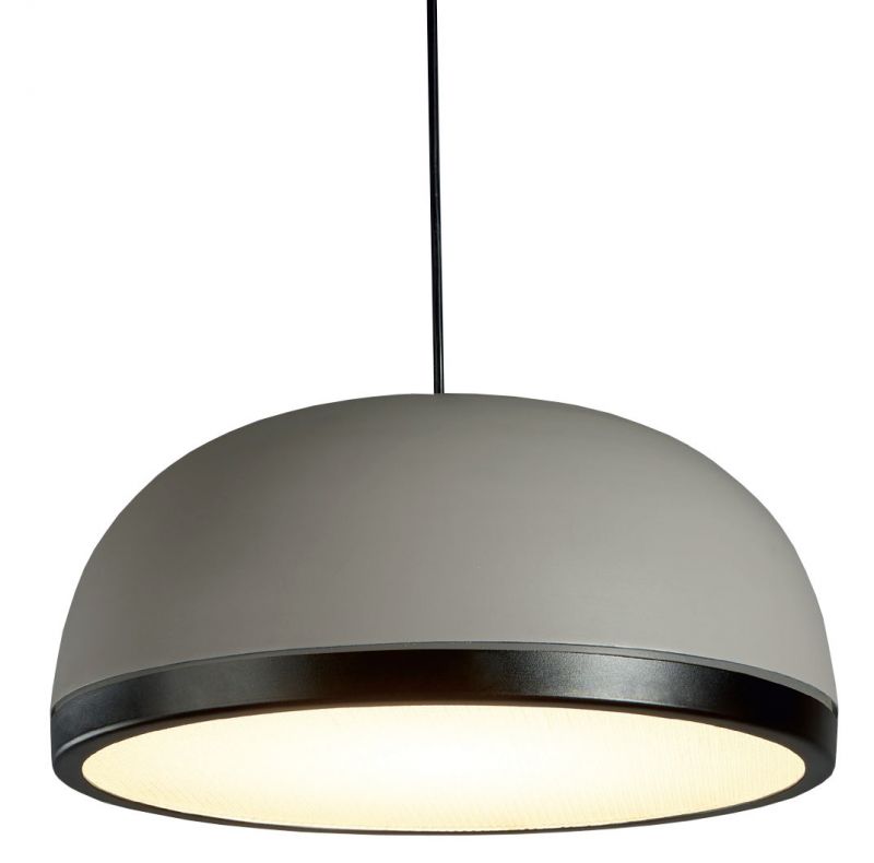 Molly Pendelleuchte von Tooy: Moderne Hängelampe in Grau mit sanftem Lichtschein für Wohnräume.